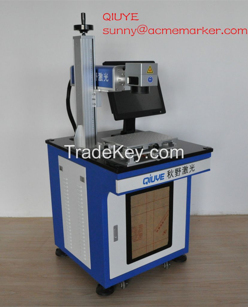 100000hours air cooling fiber laser marking machine for steel