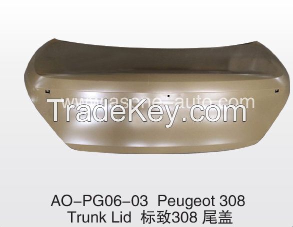 Trunklid For Peugeot 308 Auto Body Parts