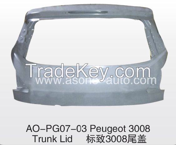 Asone Trunklid For Peugeot 3008 Body Parts Replacement