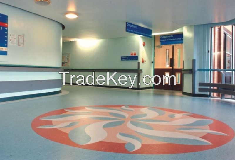 Easy to clean PVC airport flooring