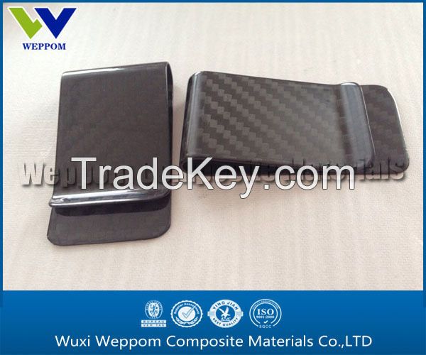 Christmas sale! High-tech look Carbon fiber money clip and wallet