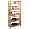 Sell Wooden 5 Shelf Bookcase- Solid Unfinished Pine