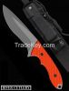 new knife order on line from china factory Qualitya Hunter camping Knife orange Handle Outdoor Camping Knife Tactical Knife