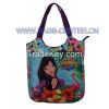 Zip Closure Girl Tote Bag