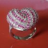 hot sale popular nice design jewelry, heart-shaped ring
