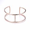 rose gold cuff bracelets, latest styles 925 sterling silver or brass bracelets