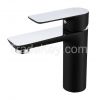 Chrome and black color combination basin mixer--hot selling
