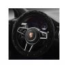 Luxury 38CM Plush Soft Auto Car Steering Wheel Cover Cap Case Anti-slip