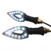 2PCS 12V Motocycle Bike LED Brake Turn Signal Lights Indicator Blinker Lamp