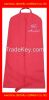 2016 new garment bags for women/red non woven suit cover/foldable garment bag