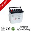 Wholesale 12V 32AH Dry Charged Car Battery