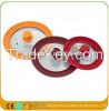 16/18/20cm 3 In 1 Mutifunction Tempered Glass Lid With Silicone Rim