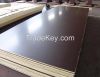 Anti-Slip Phenolic Film Faced Plywood Black / Browm Film With Phenolic Glue