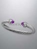 7mm Moonlight Ice Bracelet Amethyst