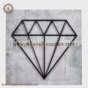 Awesome Decorative Wall Hangings Rustic Metal Wall Decor Diamond Shape Painting Picture