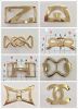 Wholesale women shoe garment accessories rhinestone buckles