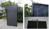 flat plate solar collector with black chrome selective coating