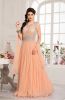 Net Fabric Orange Color Readymade Gown