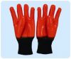 Sell Fluorescent   PVC Glove, SMOOTH FINISH, KNIT WRIST