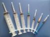 medical disposable syringe with needle