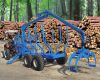ATV Timber Trailer/Wood Trailer/Log Trailer with Crane