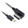 CA-040 0.3m Media in AMI MDI USB-C USB 3.1 Type C Charge Adapter Cable for Car VW AUDI 2014 A4 A6 Q5 Q7