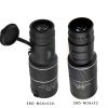 Dual Focus 16x52 Hand Held Hunting Monocular Telescope with Dust Cover