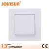 1 gang 1 way hot sale white durable best material black light switch covers