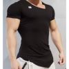 Asymmetric v shape t shirt