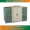 Good Star Group Metal Garden Shed Apex Roof 10x8 ft Outdoor Storage Shed Kits Portable Steel Backyard Building