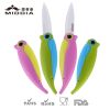 Ceramic Folding Fruit Knife in Cute Parrot Design FDA Certificated