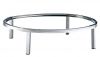 coffee table, side table, chairs and sofa stainless steel frame
