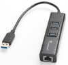 3 port usb3.0 hub RJ45 adapter