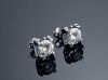 18K White Gold 3ct DE Color Moissanite Earrings