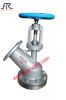 Y type tank bottom angle valve for Soda ash slurry