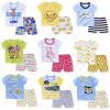 High Quality Short-Sleeve 5Pieces Baby Bodysuit Set Import Baby Clothes