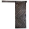 Stained Solid Core Soft Close Rustic Interior Barn Doors