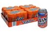 Tika carbonated Cola & Orange soft drink canned 4x6x33cl