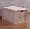 paulownia wood storage box set with lid