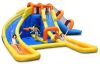Kids Inflatable Mini Water Park with Double Waterslides