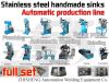 A full set production equipment for steel handmade kitchen sink