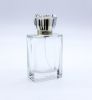hotsale elegant design 55ml clear glass bottle package for perfume with cap