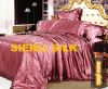 Most luxcious jacquard silk sheet set , Best quality mulberry silk jacquard sheet set