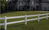 Vinyl Farm Fencing/2-Rail Horse Fence