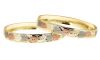 Gold Plated Micron Bangle Bracelet