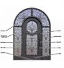 wrought iron door