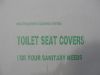 Sell disposable paper toilet seat cover