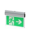 Battery Operated Fire Resistant LED Emergency Exit Sign Light