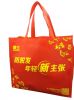 White Non Woven Tote Bag Lamination Shopping Bag Silk Print Logo Col
