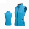 Professional Manufacturer of windproof warm 100% polyester 280G polar fleece vest For Women